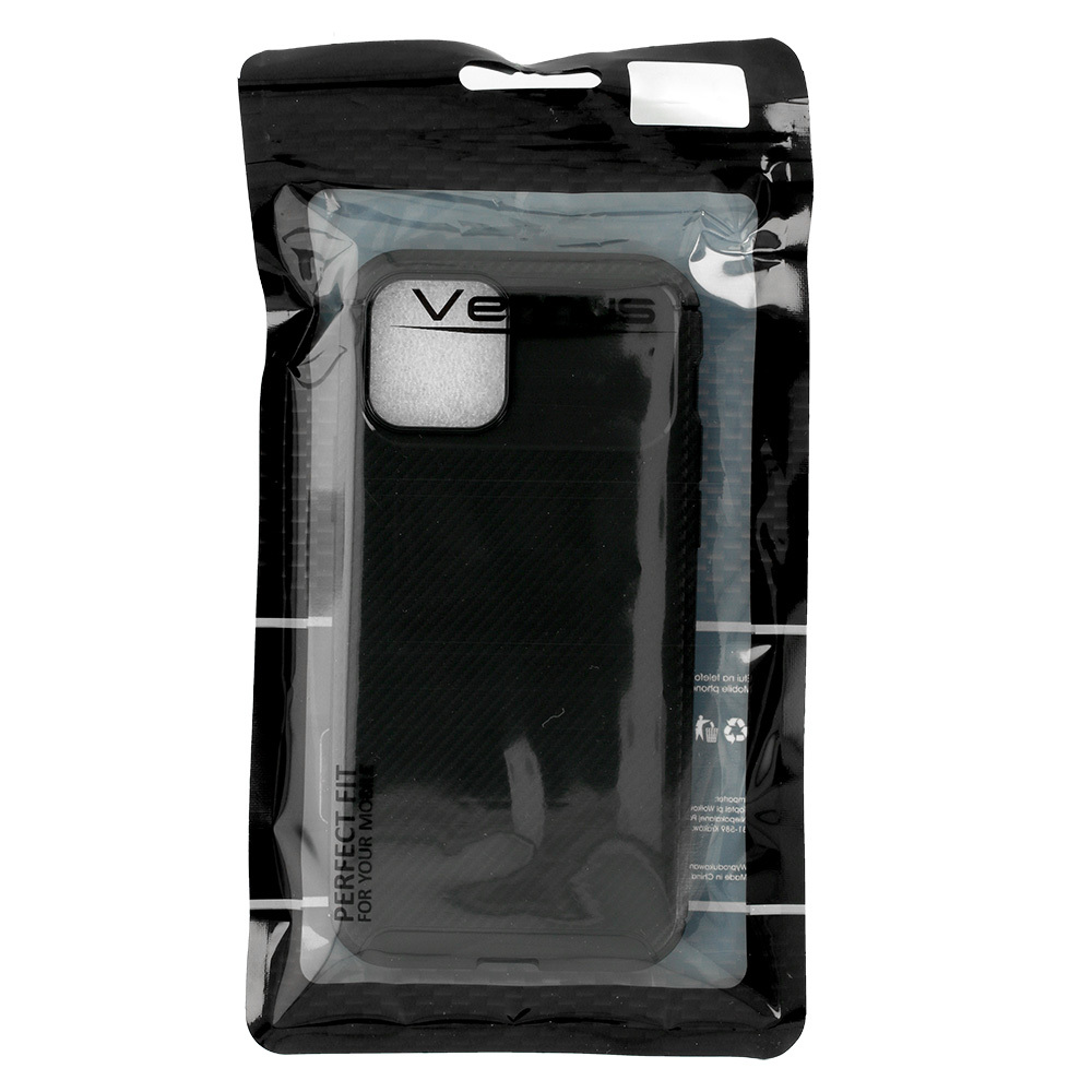 Pokrowiec Vennus Carbon Elite czarny Apple iPhone 12 Pro Max / 8