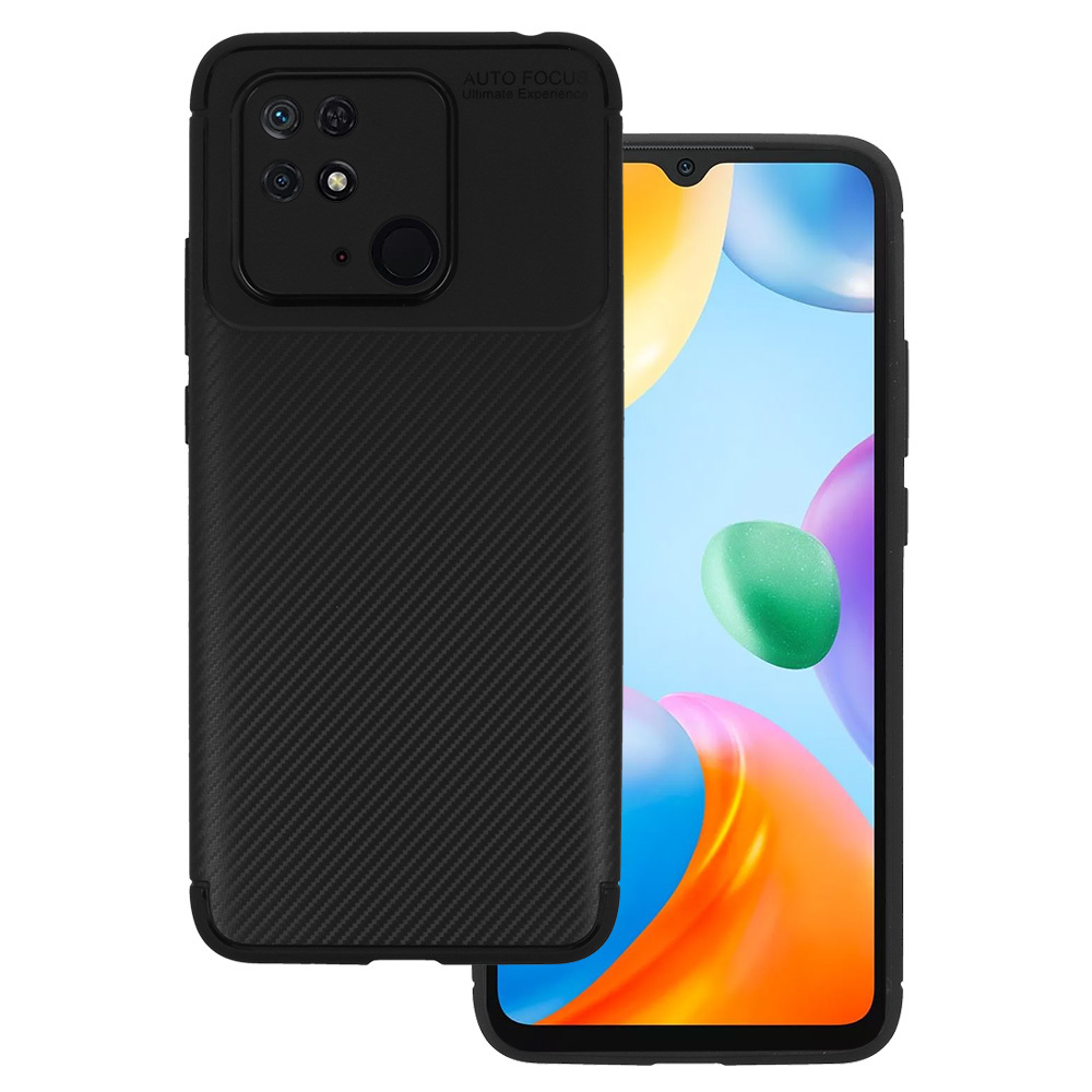 Pokrowiec Vennus Carbon Elite czarny Xiaomi Redmi 10C