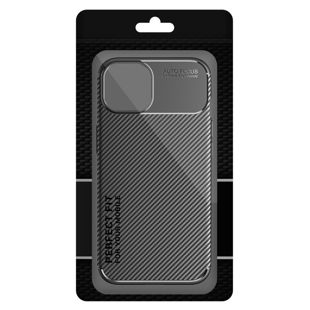 Pokrowiec Vennus Carbon Elite czarny Xiaomi Redmi Note 10 Pro Max / 8