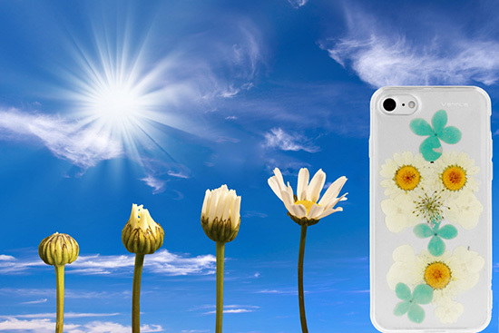 Pokrowiec Vennus Real Flower wzr Camila Apple iPhone X / 6