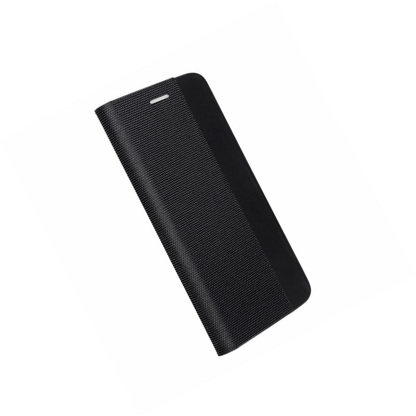 Etui zamykane z klapk i magnesem Vennus Sensitive Book czarny Apple iPhone 12