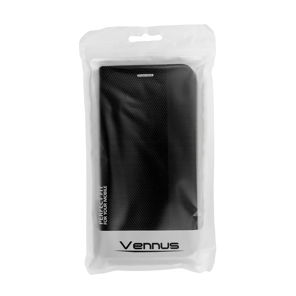 Pokrowiec Vennus Sensitive Book czarny Apple iPhone SE 2020 / 8