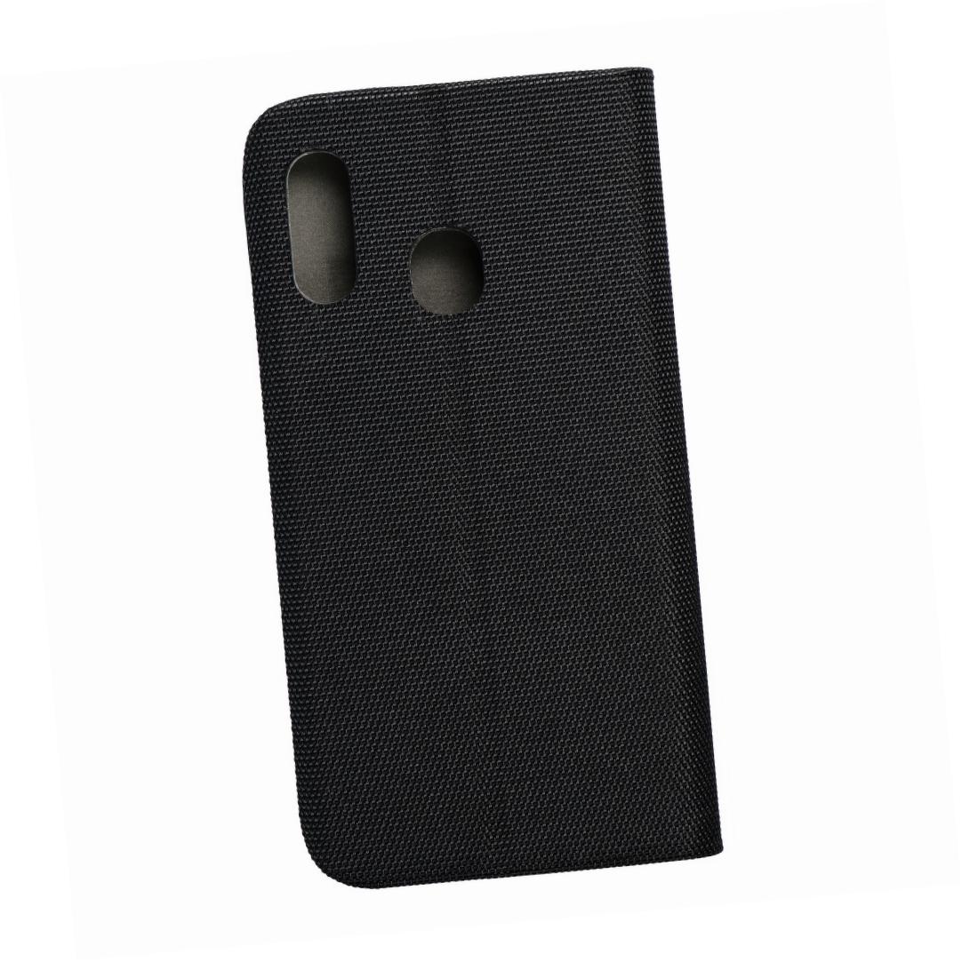 Etui zamykane z klapk� i magnesem Vennus Sensitive Book czarny Samsung Galaxy A20e