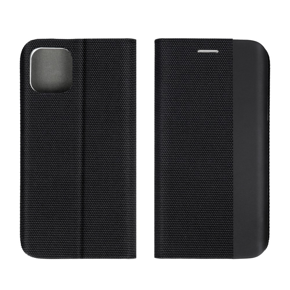 Etui zamykane z klapk i magnesem Vennus Sensitive Book czarny Samsung Galaxy A52s / 3