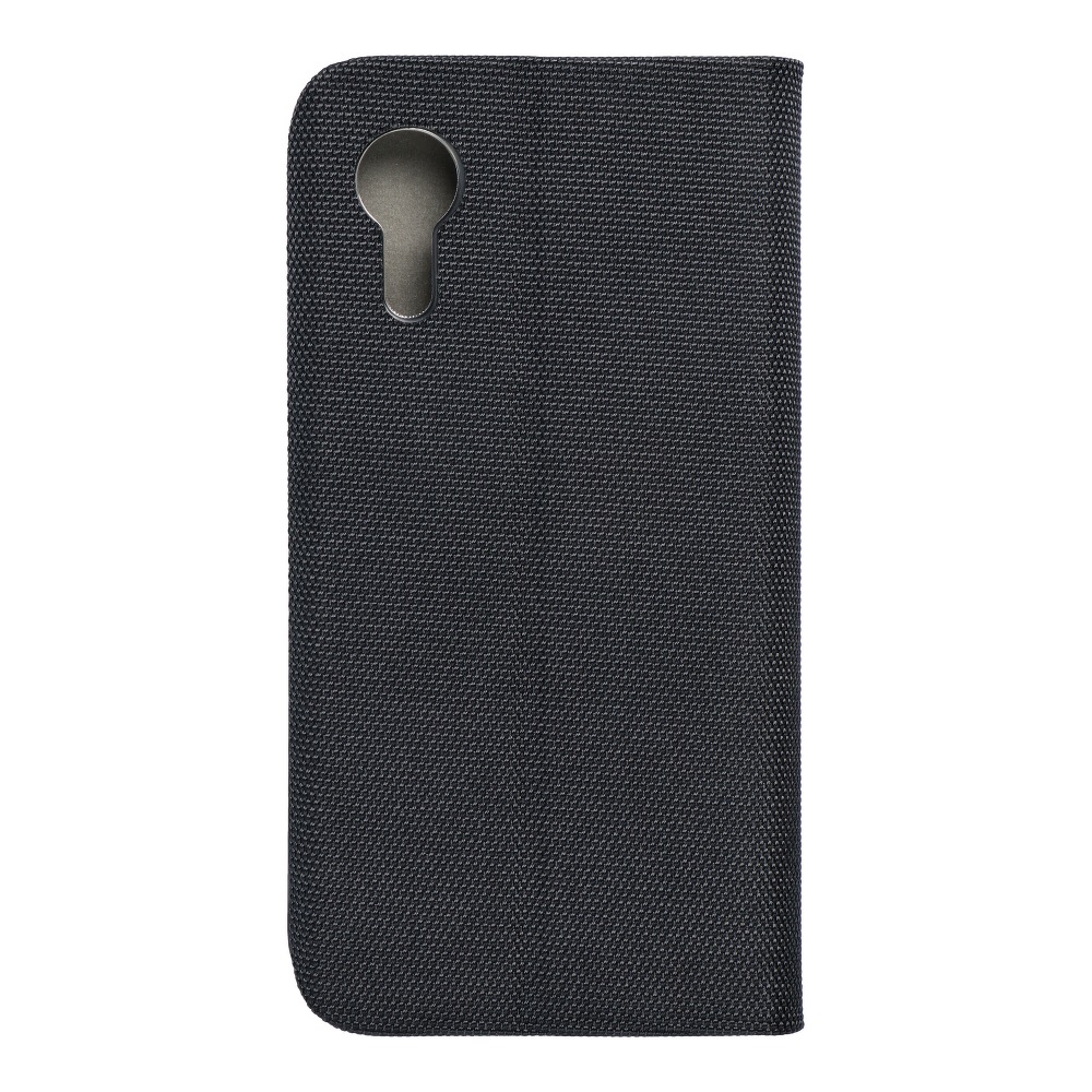 Etui zamykane z klapk i magnesem Vennus Sensitive Book czarny Samsung Galaxy Xcover 5 / 2