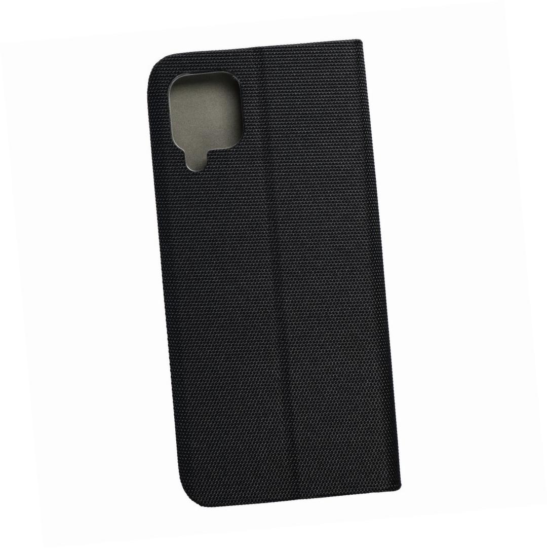 Etui zamykane z klapk� i magnesem Vennus Sensitive Book czarny Samsung Galaxy M12