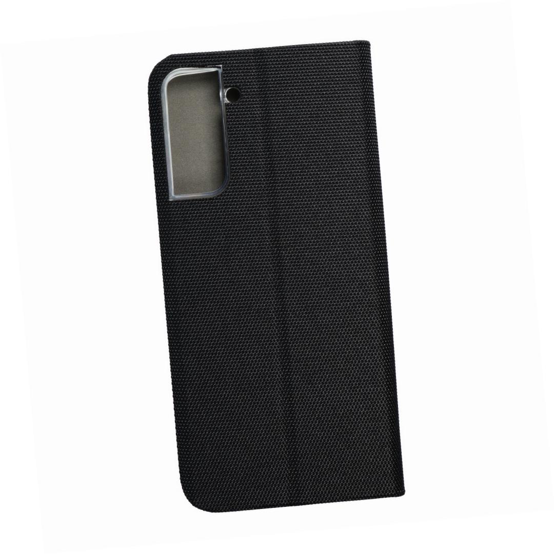 Etui zamykane z klapk� i magnesem Vennus Sensitive Book czarny Samsung s21 Plus