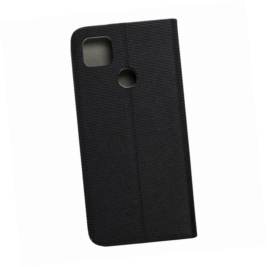 Etui zamykane z klapk� i magnesem Vennus Sensitive Book czarny Xiaomi Redmi 9C