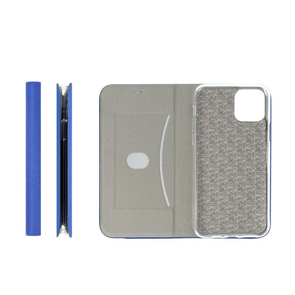 Etui zamykane z klapk i magnesem Vennus Sensitive Book niebieski Apple iPhone SE 2020 / 4