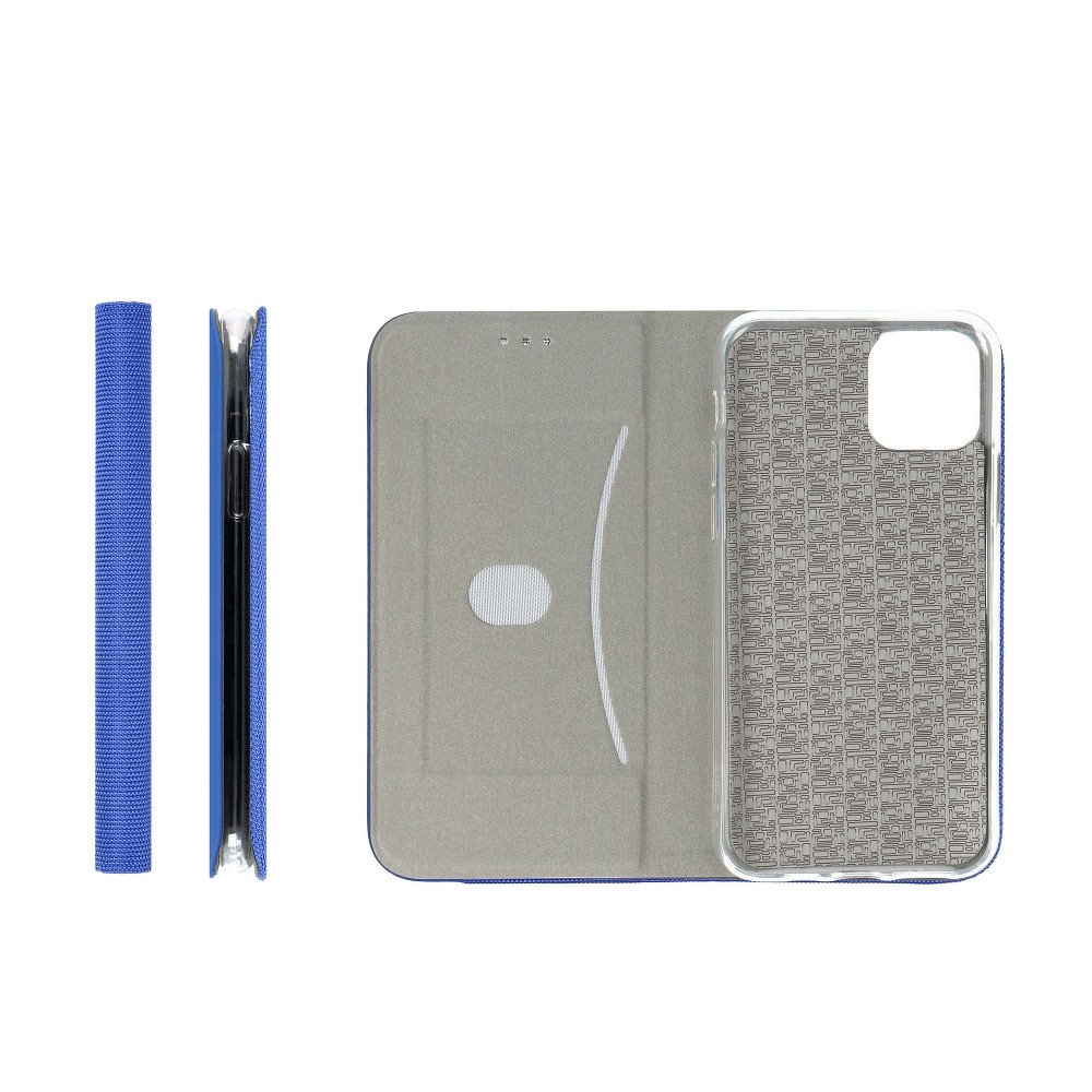 Etui zamykane z klapk i magnesem Vennus Sensitive Book niebieski Samsung Galaxy Xcover 5 / 4