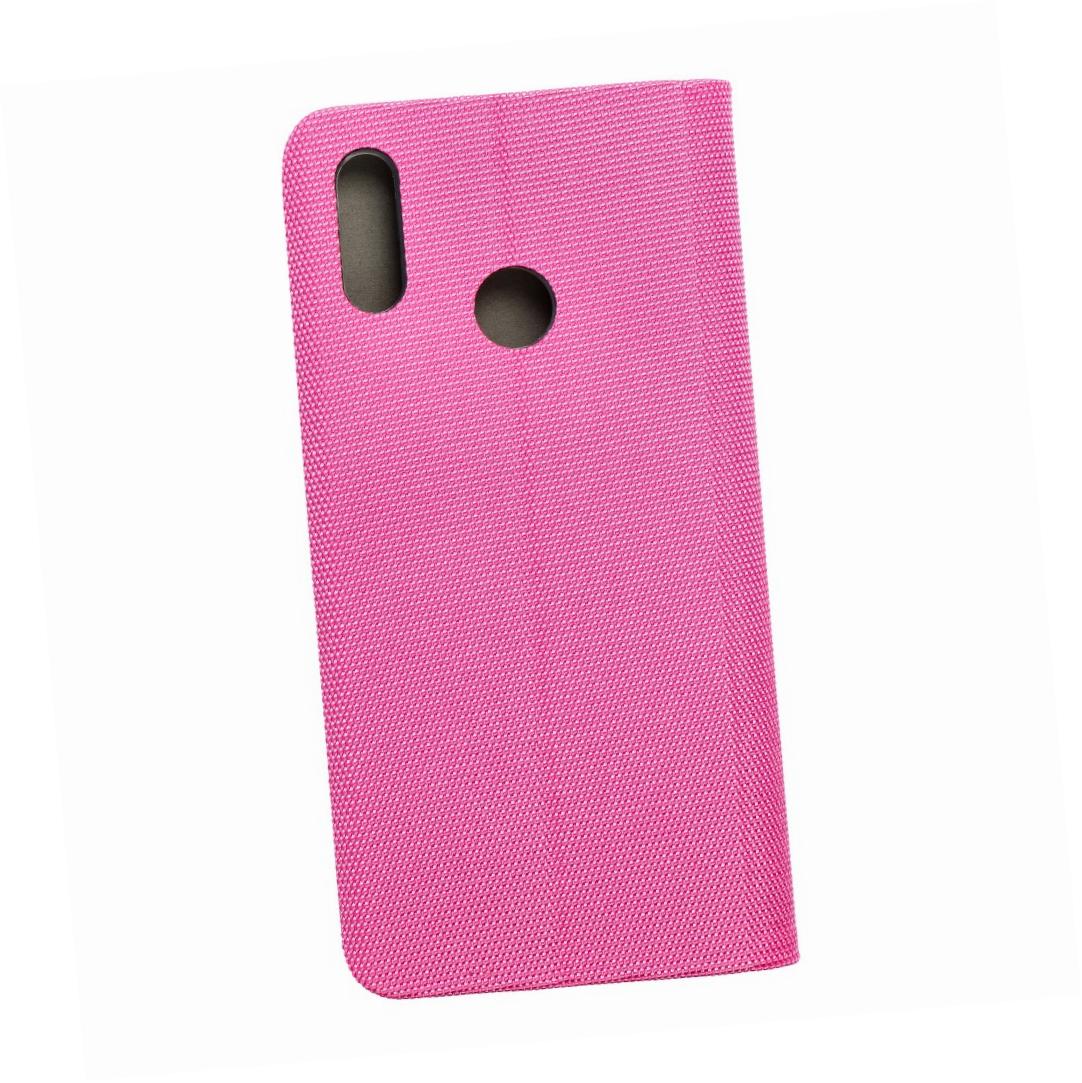 Etui zamykane z klapką i magnesem Vennus Sensitive Book różowy Huawei P Smart 2019 Etui zamykane z klapką i magnesem Vennus Sensitive Book różowy Huawei P Smart 2019