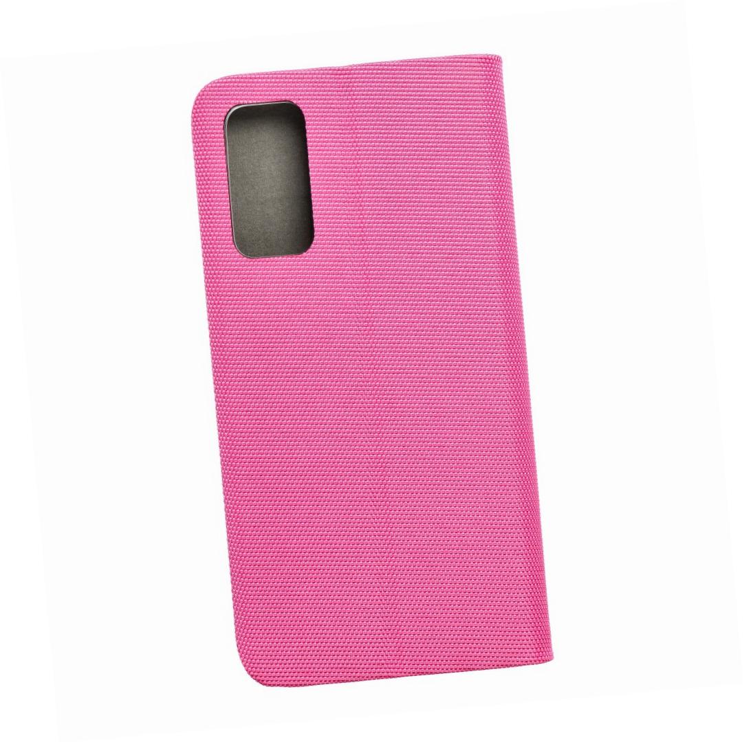 Etui zamykane z klapk� i magnesem Vennus Sensitive Book r�owy Samsung Galaxy S20 FE