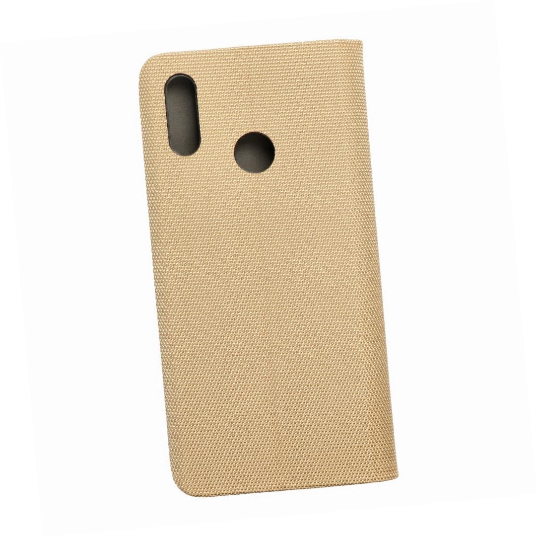 Etui zamykane z klapką i magnesem Vennus Sensitive Book złoty Huawei P Smart 2019 Etui zamykane z klapką i magnesem Vennus Sensitive Book złoty Huawei P Smart 2019