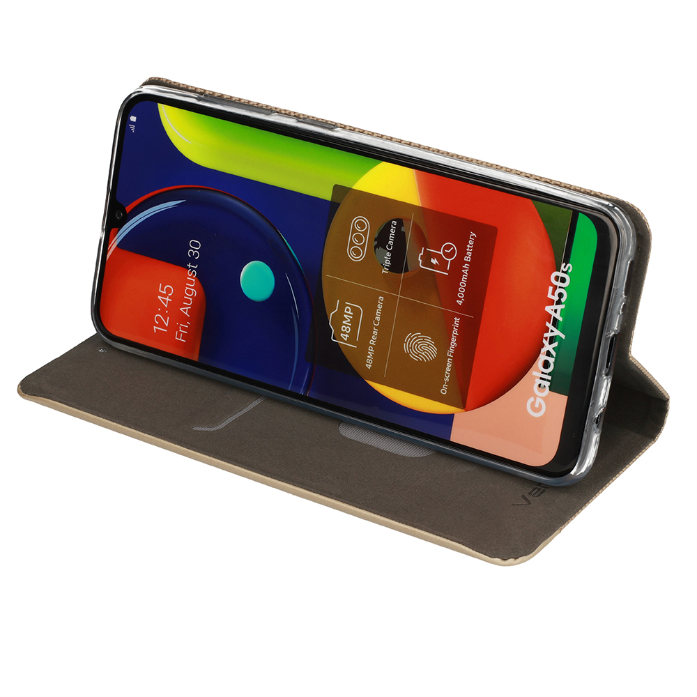 Etui zamykane z klapk i magnesem Vennus Sensitive Book zoty Samsung Galaxy A22 / 6