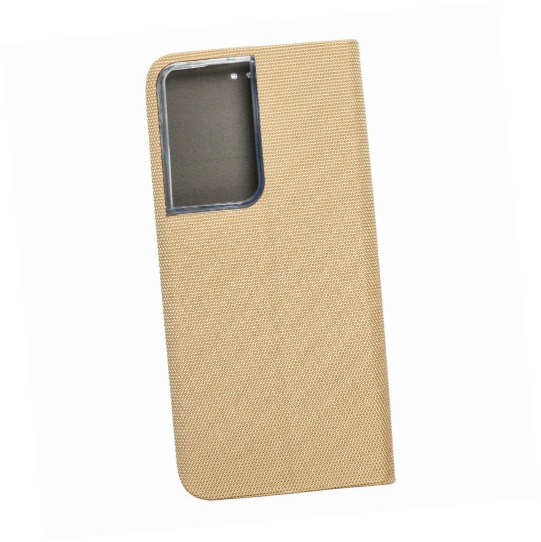 Etui zamykane z klapk� i magnesem Vennus Sensitive Book z�oty Samsung s21 Ultra