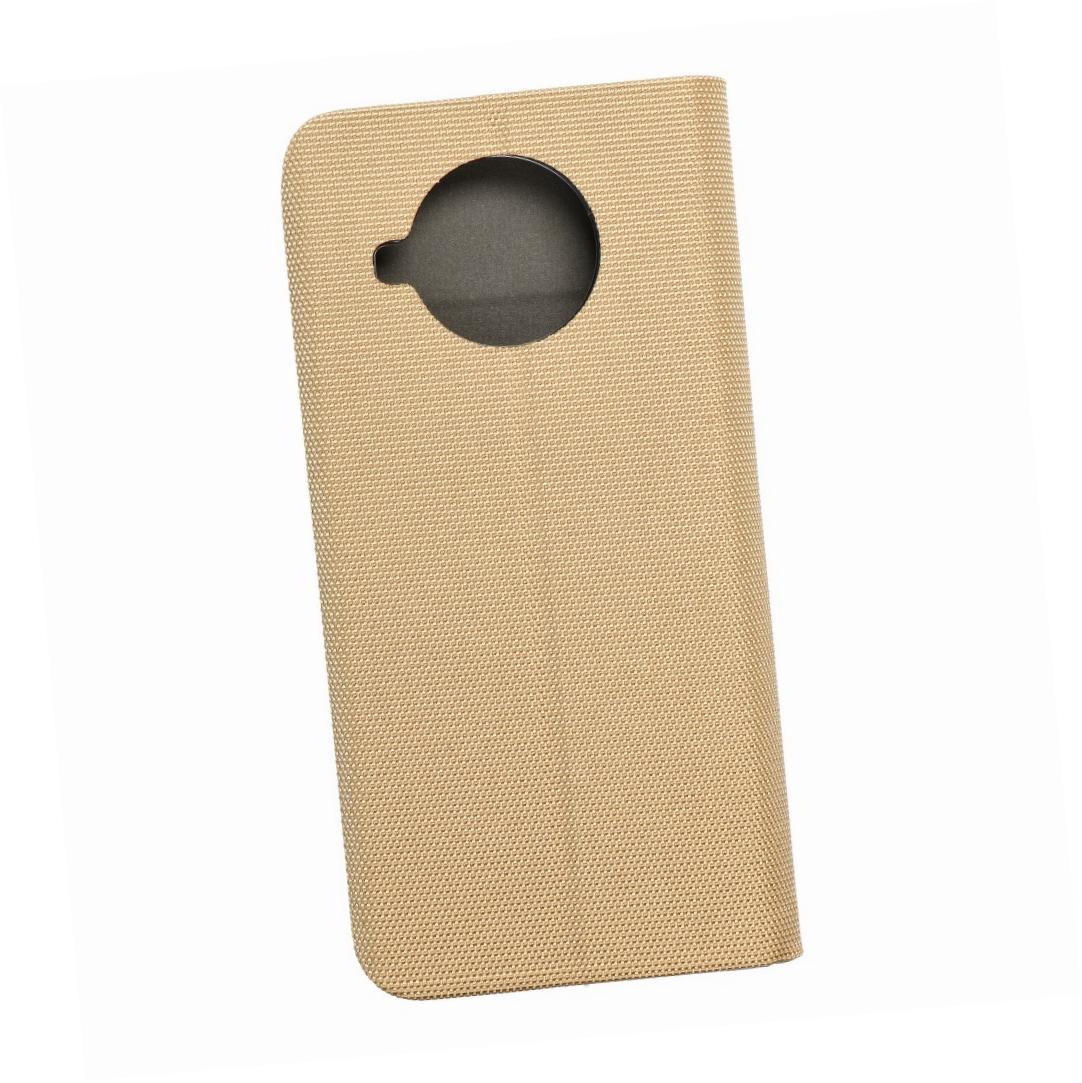 Etui zamykane z klapk� i magnesem Vennus Sensitive Book z�oty Xiaomi Mi 10T Lite 5G