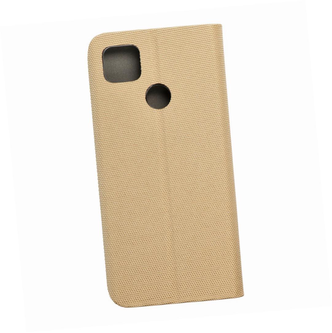 Etui zamykane z klapk� i magnesem Vennus Sensitive Book z�oty Xiaomi Redmi 9C