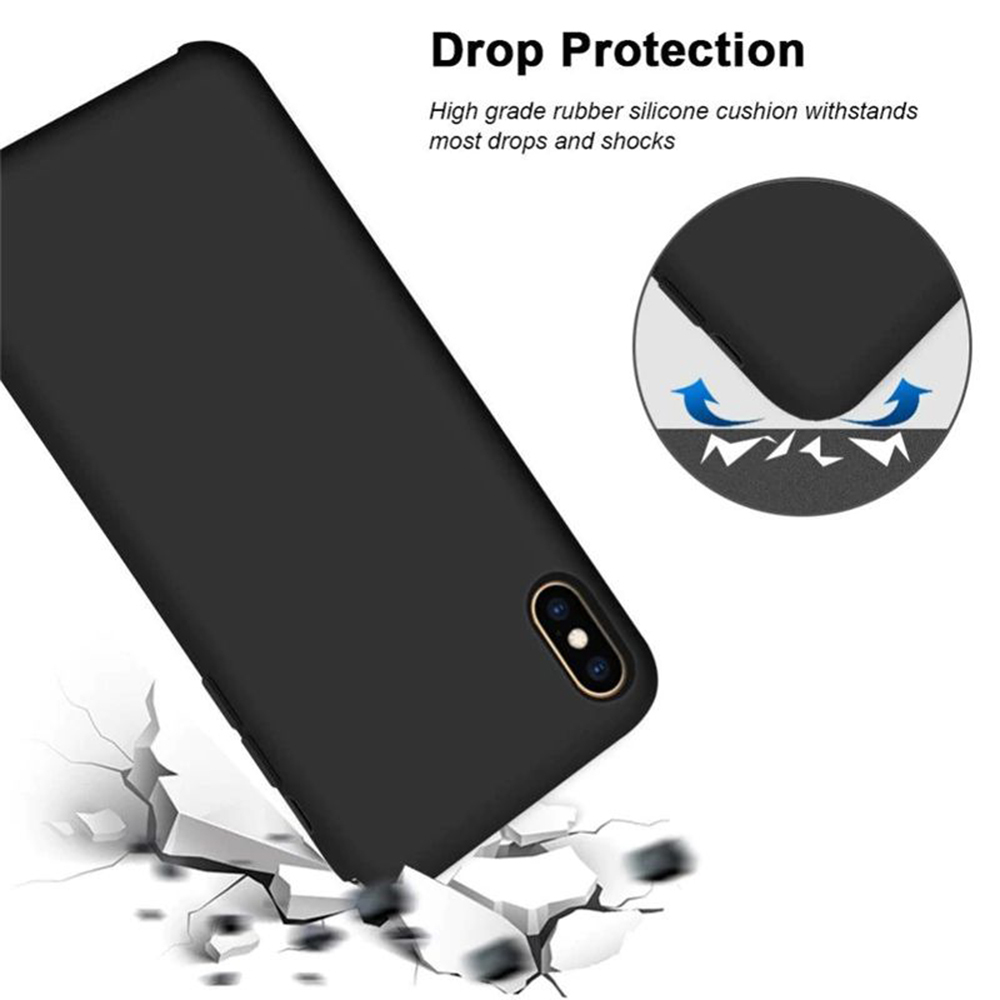 Pokrowiec Vennus Silicone Lite czarny Apple iPhone 11 Pro Max / 8