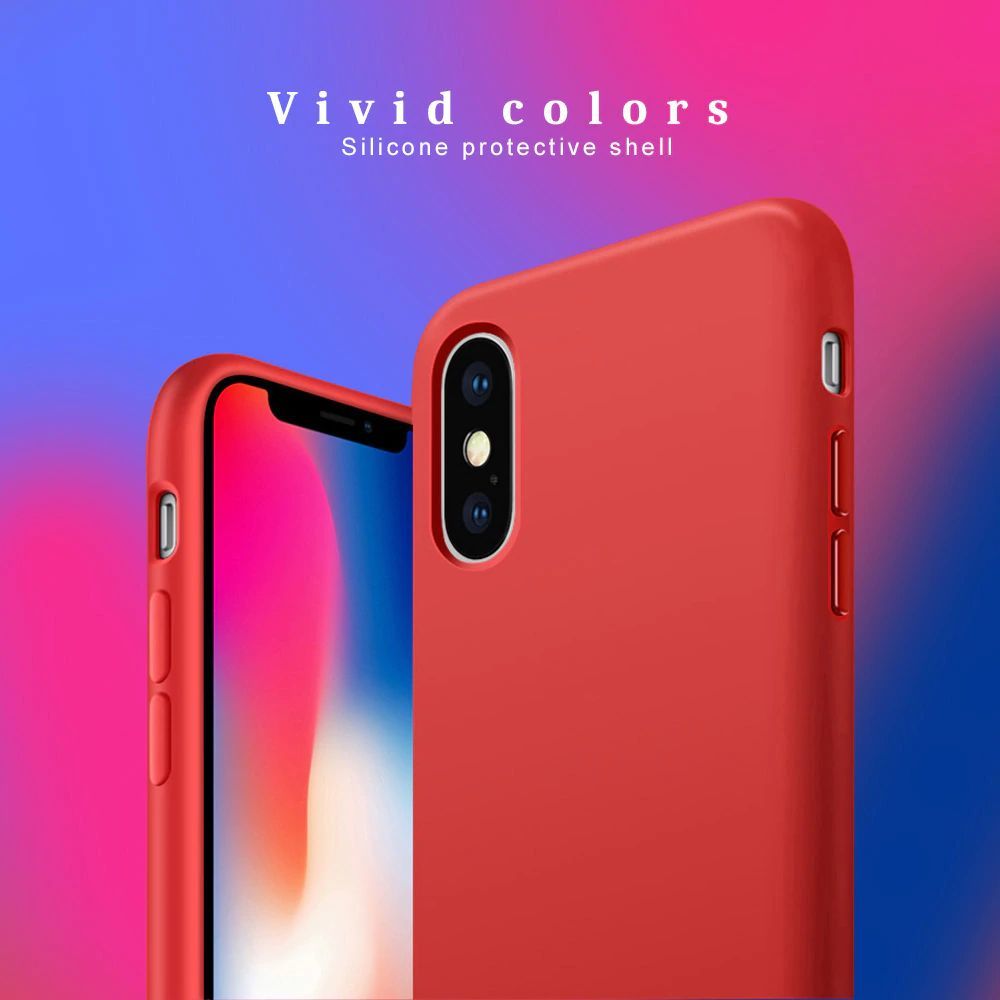 Pokrowiec Vennus Silicone Lite czarny Apple iPhone SE 2020 / 6