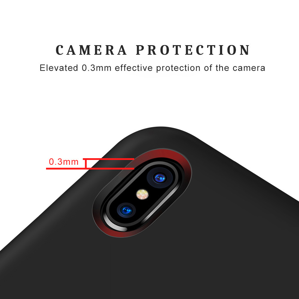 Pokrowiec Vennus Silicone Lite czerwony Apple iPhone SE 2020 / 10