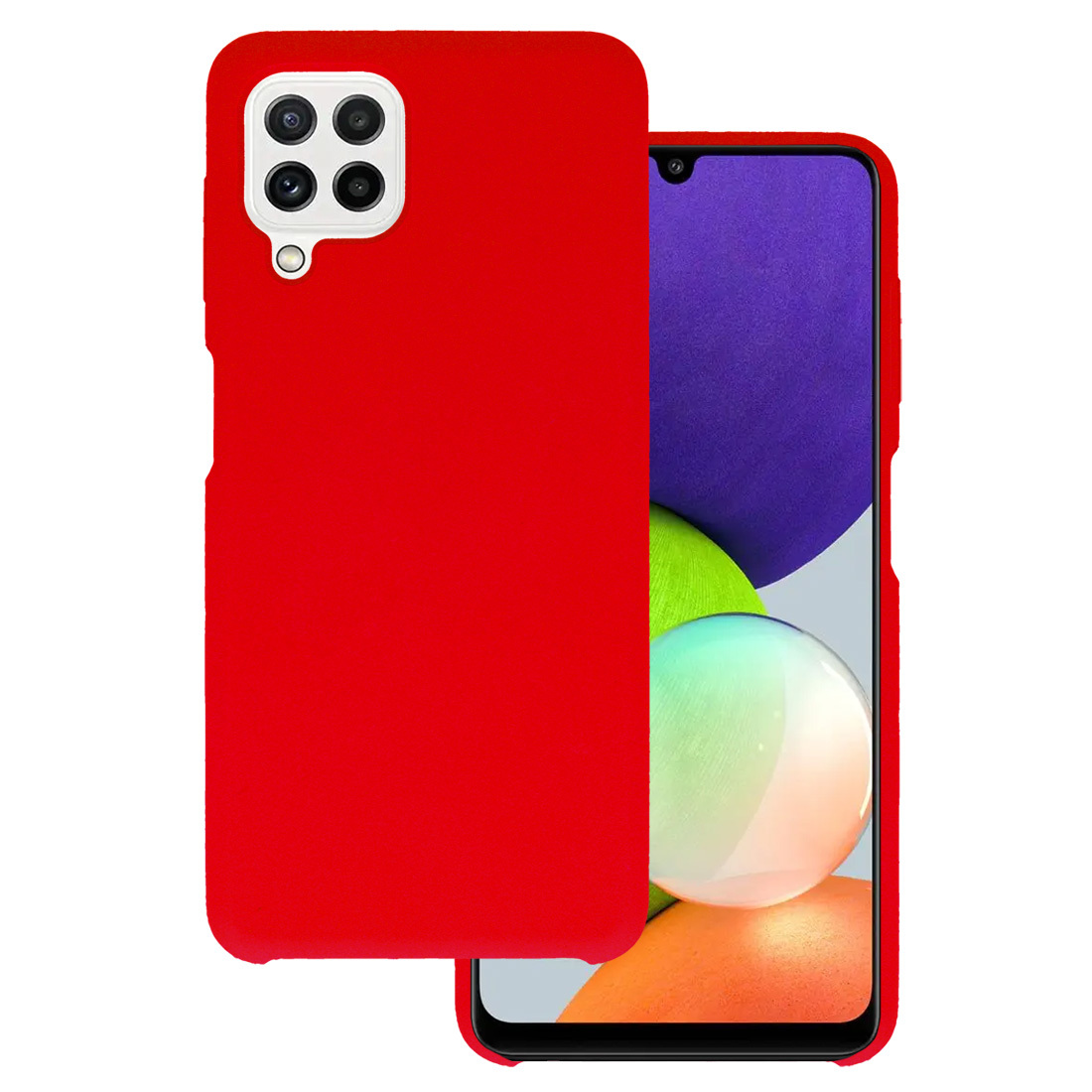 Pokrowiec Vennus Silicone Lite czerwony Samsung Galaxy M22 4G