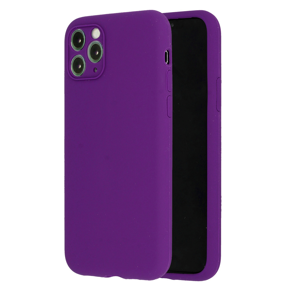Pokrowiec Vennus Silicone Lite fioletowy Apple iPhone 12 Pro Max