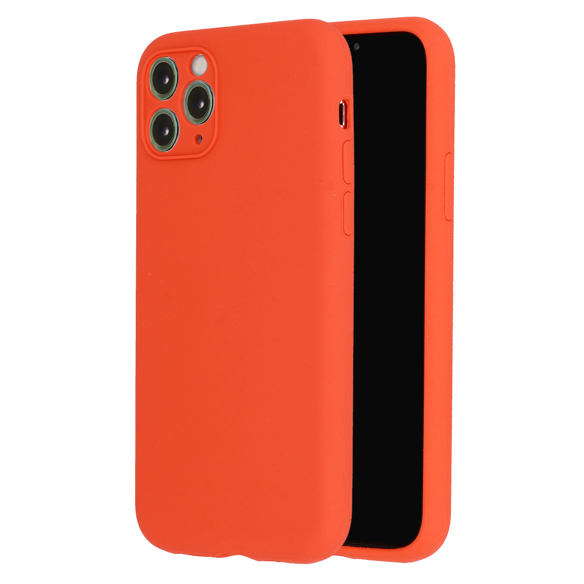 Pokrowiec Vennus Silicone Lite pomaraczowy Apple iPhone SE 2020