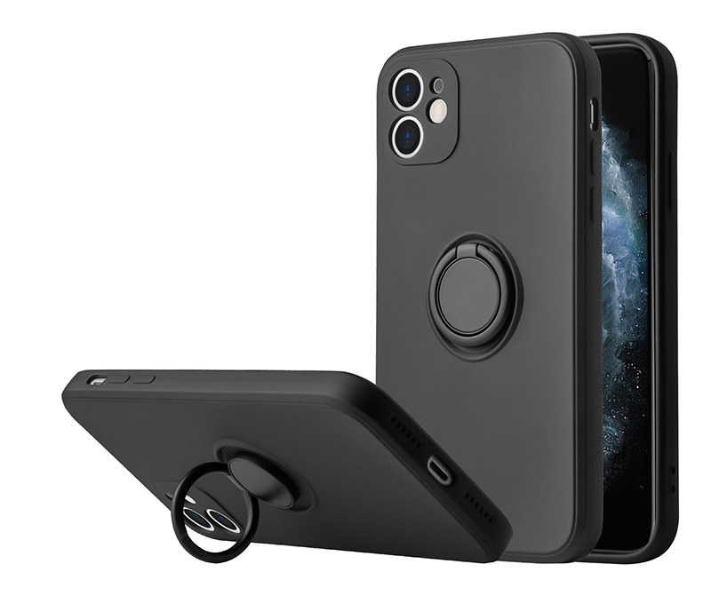 Pokrowiec Vennus Silicone Ring czarny Apple iPhone 12 Pro Max / 2