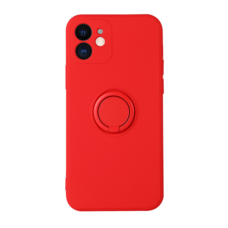 Pokrowiec Vennus Silicone Ring czerwony Apple iPhone 12 Pro / 3