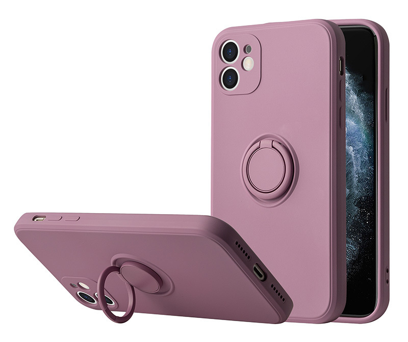 Pokrowiec Vennus Silicone Ring fioletowy Apple iPhone 14 Plus / 2