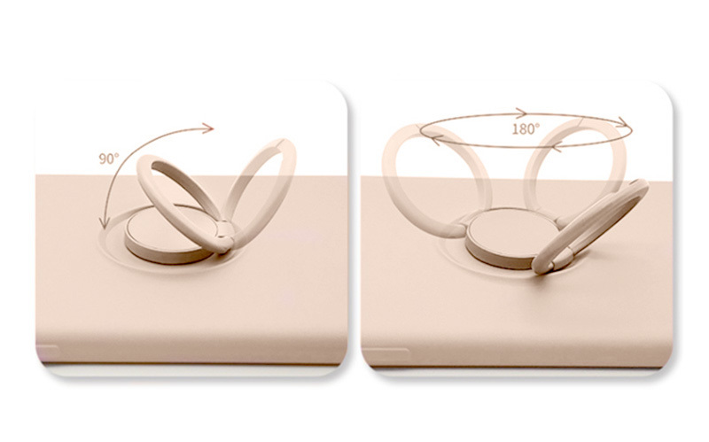 Pokrowiec Vennus Silicone Ring jasnorowy Apple iPhone SE 2020 / 5
