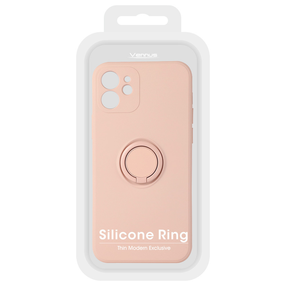 Pokrowiec Vennus Silicone Ring jasnor�owy Samsung Galaxy S23 Ultra / 6