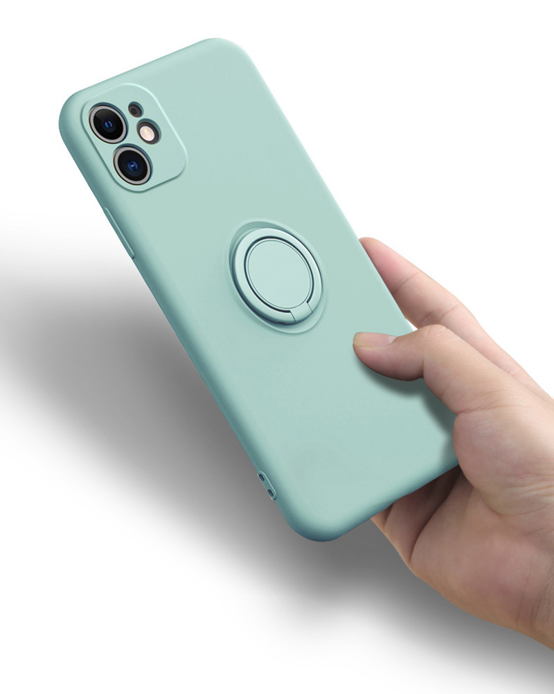Pokrowiec Vennus Silicone Ring niebieski Apple iPhone SE 2020 / 10