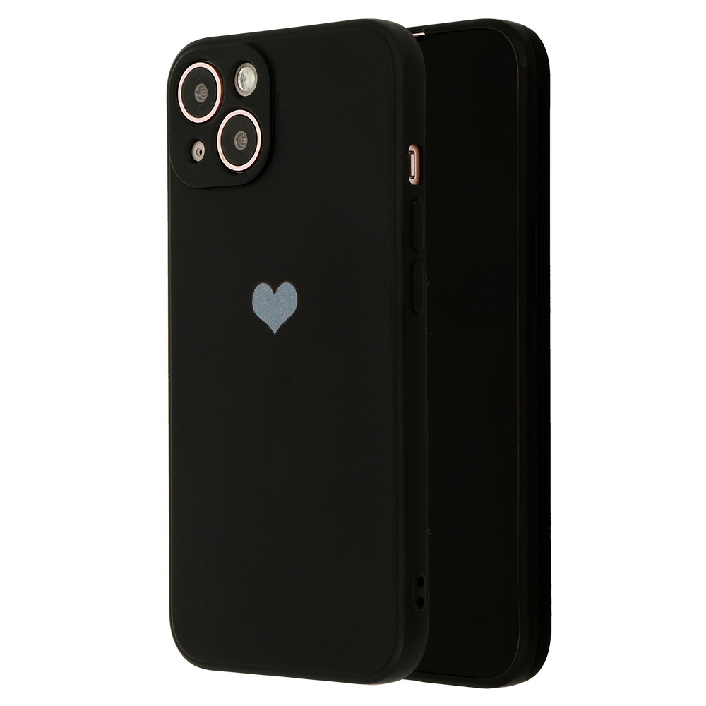 Pokrowiec Vennus Silicone Serce czarny Apple iPhone 11 Pro Max
