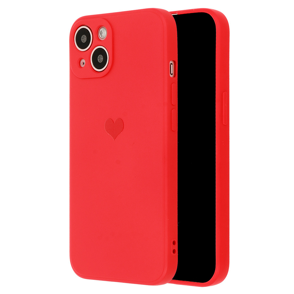 Pokrowiec Vennus Silicone Serce czerwony Apple iPhone 12 Pro Max