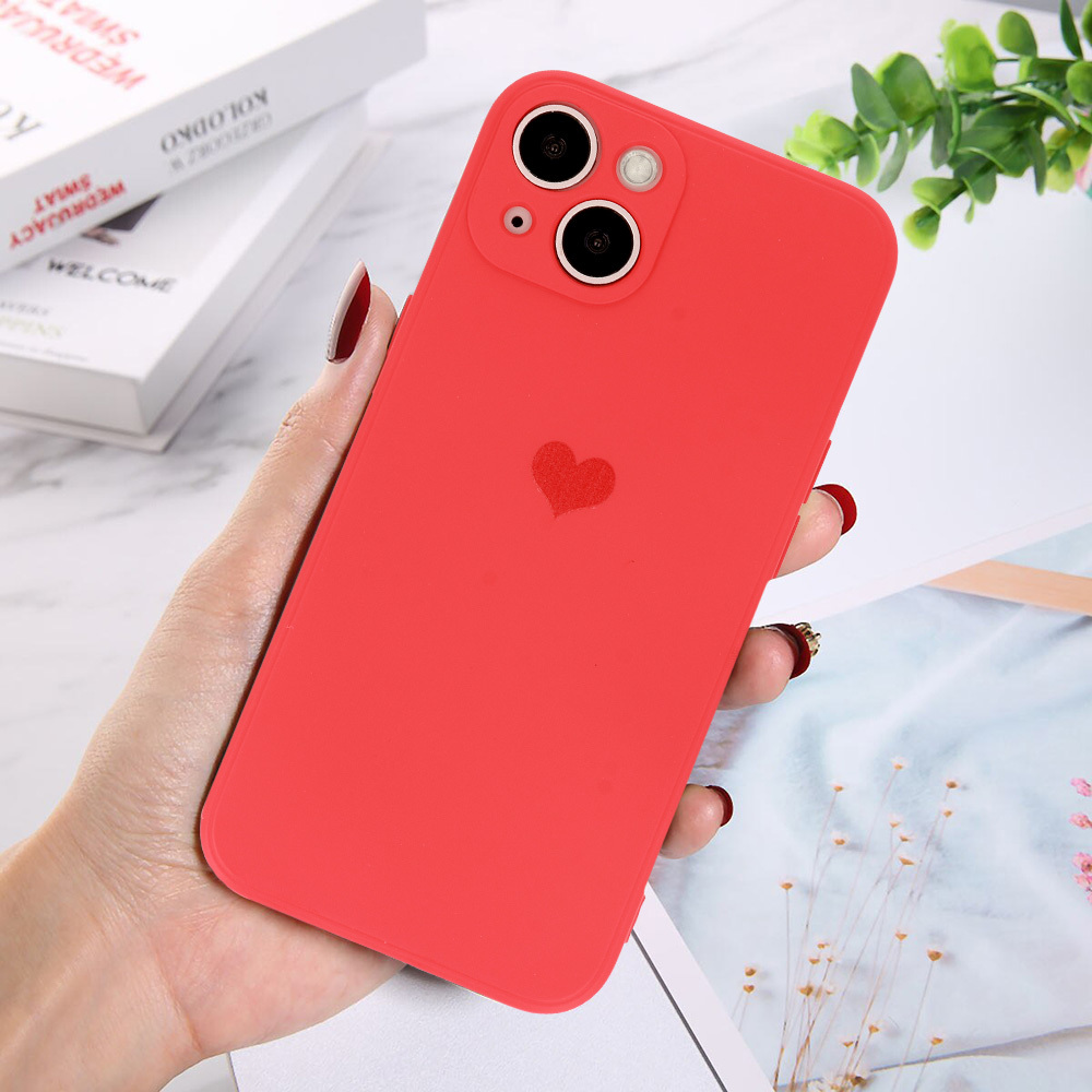 Pokrowiec Vennus Silicone Serce czerwony Apple iPhone SE 2022 / 7