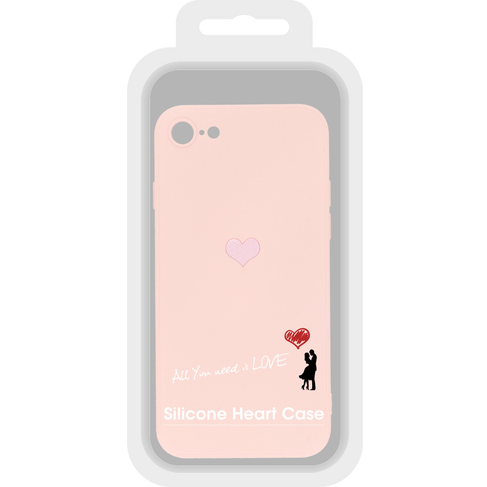 Pokrowiec Vennus Silicone Serce r�owy Apple iPhone SE 2022 / 8