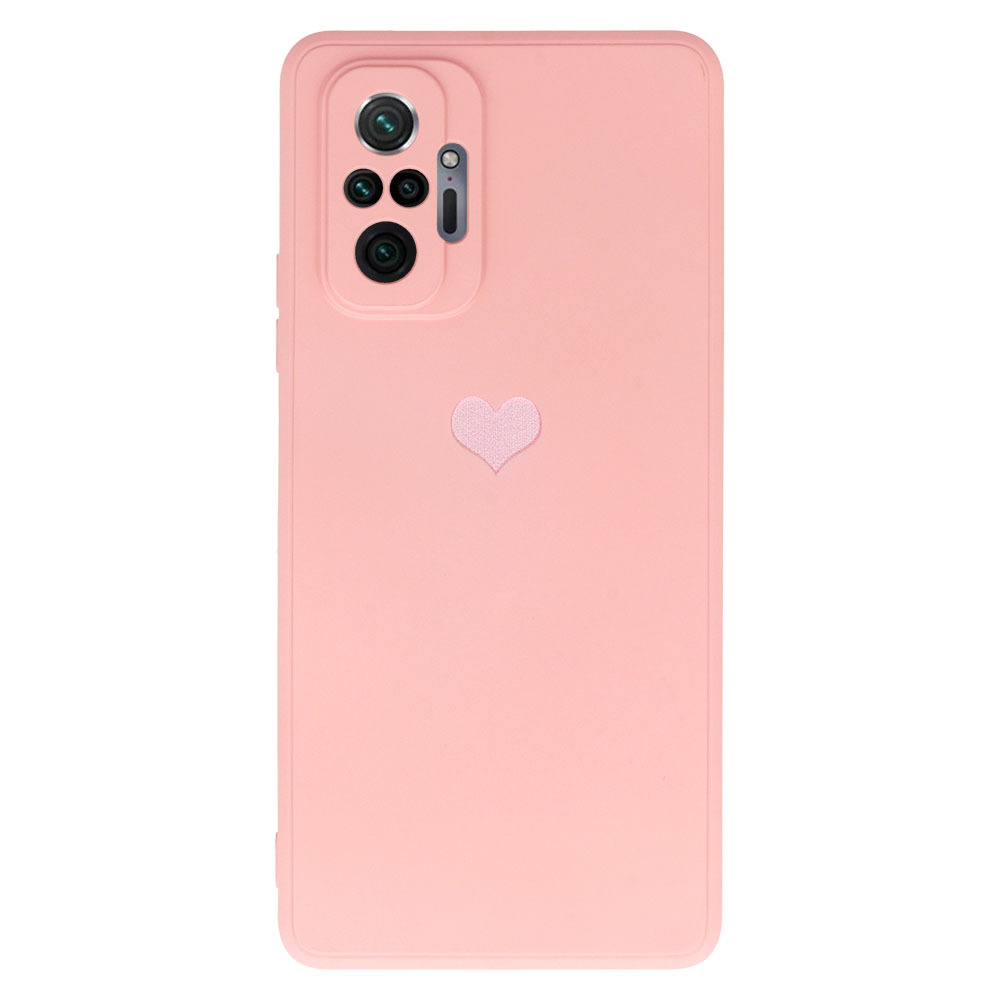 Pokrowiec Vennus Silicone Serce r�owy Xiaomi Redmi Note 10 Pro Max / 2