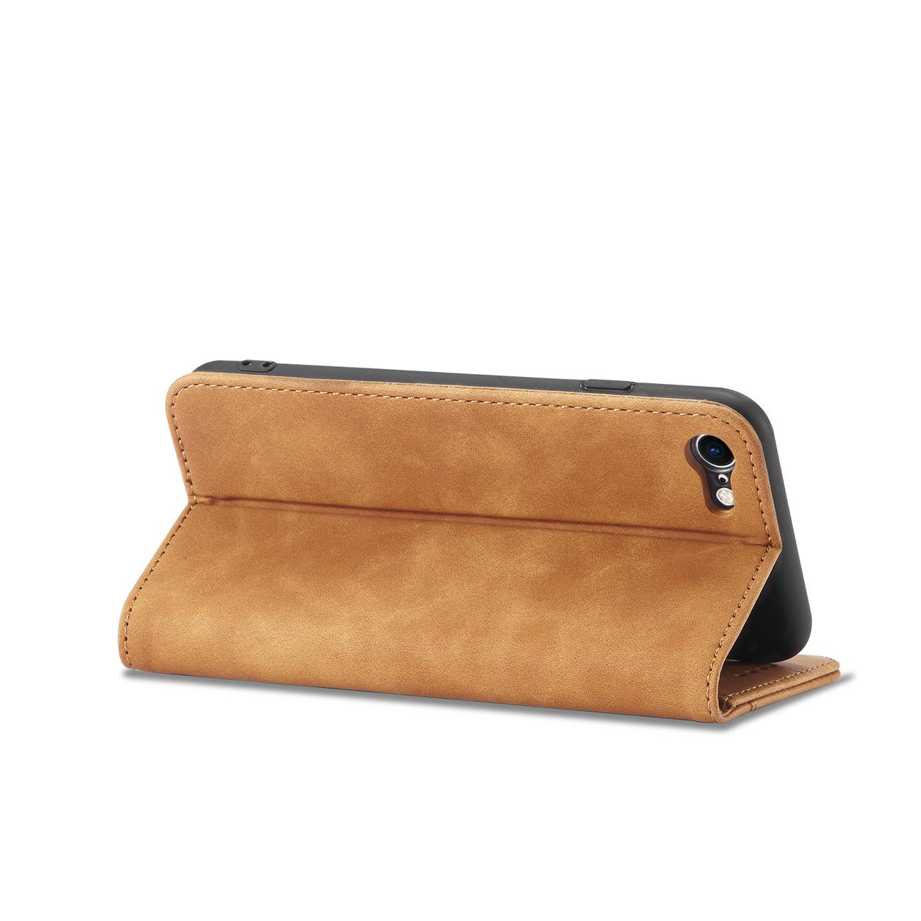 Pokrowiec Wallet Magnet brązowy Apple iPhone 7 / 6 Pokrowiec Wallet Magnet brązowy Apple iPhone 7 / 6