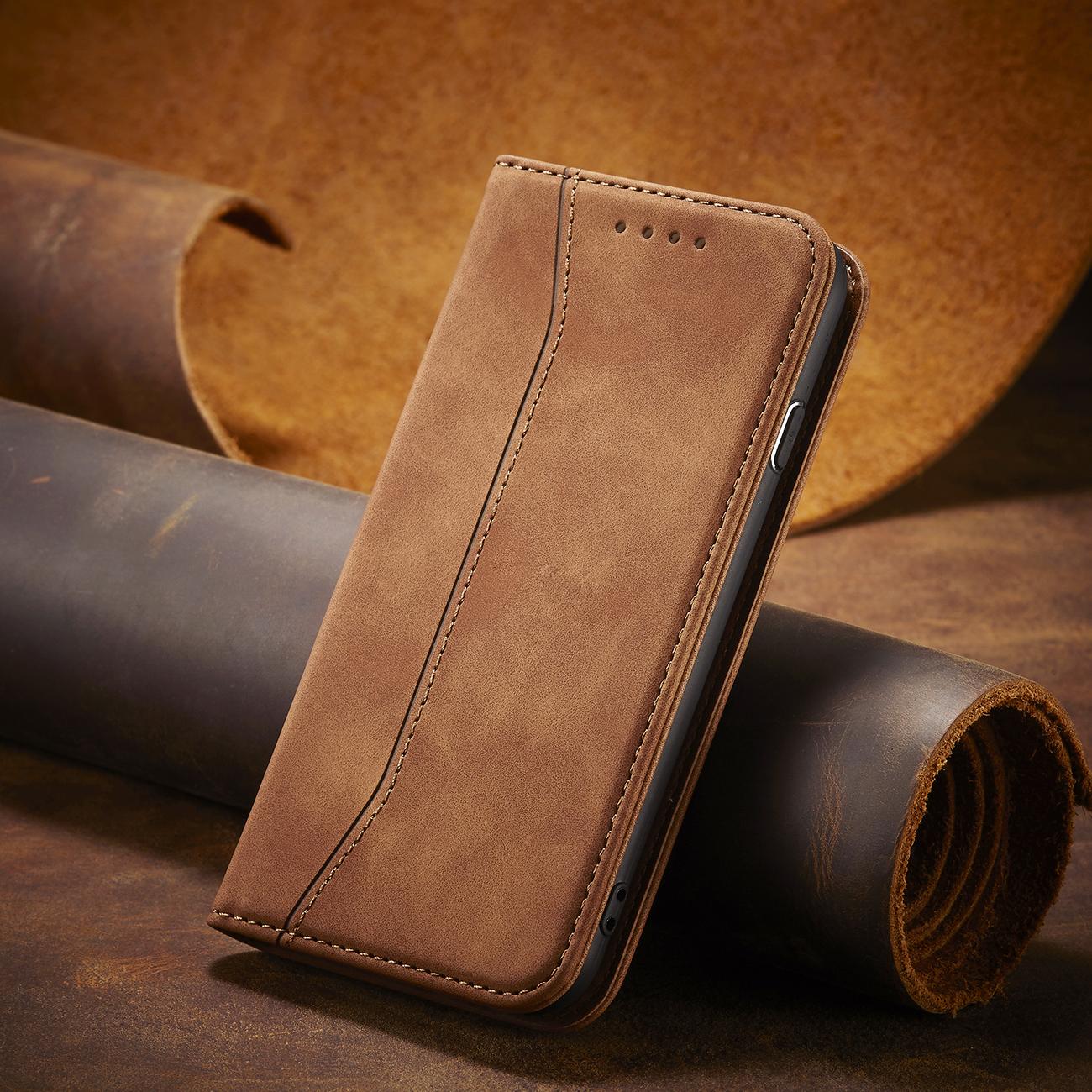 Pokrowiec Wallet Magnet br�zowy Apple iPhone SE 2020 / 11