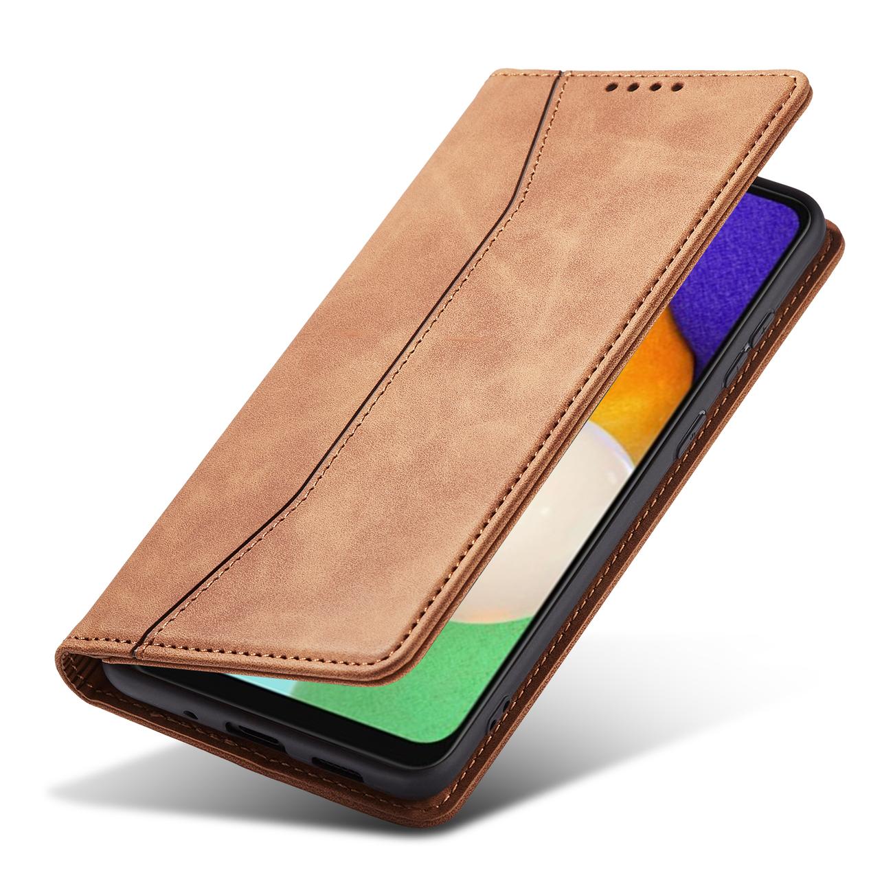 Pokrowiec Wallet Magnet br�zowy Samsung Galaxy A13 5G / 3