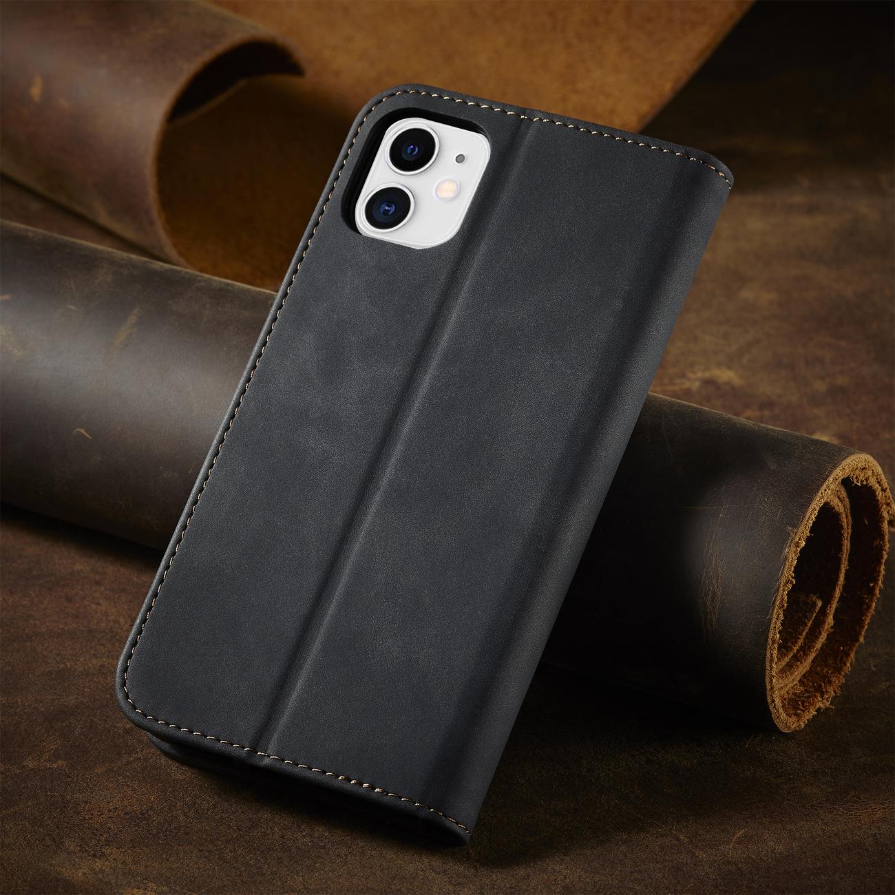 Pokrowiec Wallet Magnet czarny Apple iPhone 12 / 11