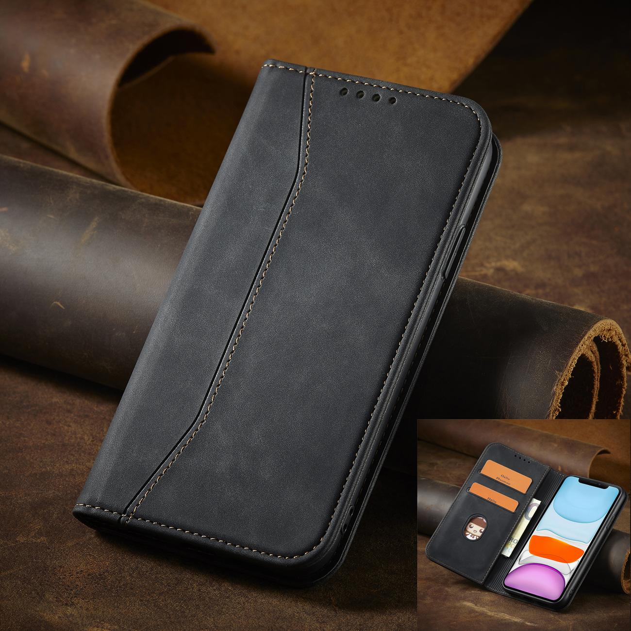 Pokrowiec Wallet Magnet czarny Apple iPhone 12 / 3