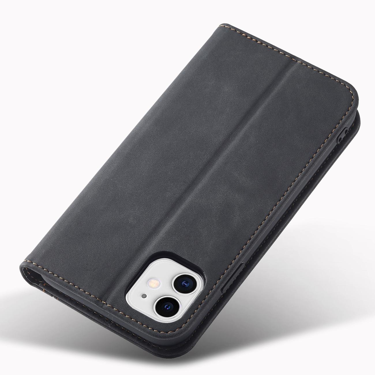 Pokrowiec Wallet Magnet czarny Apple iPhone 12 / 6