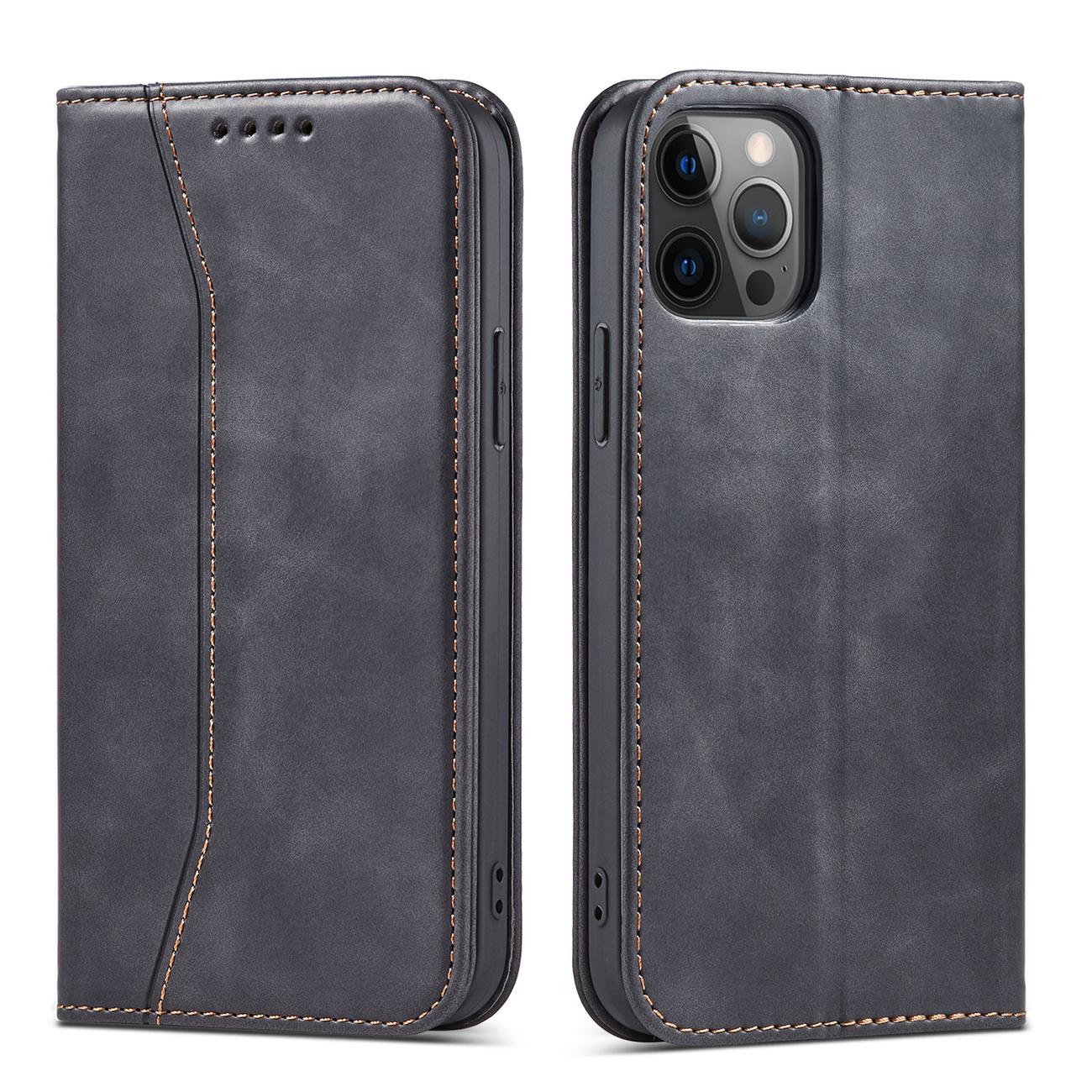 Pokrowiec Wallet Magnet czarny Apple iPhone 12 Pro Pokrowiec Wallet Magnet czarny Apple iPhone 12 Pro
