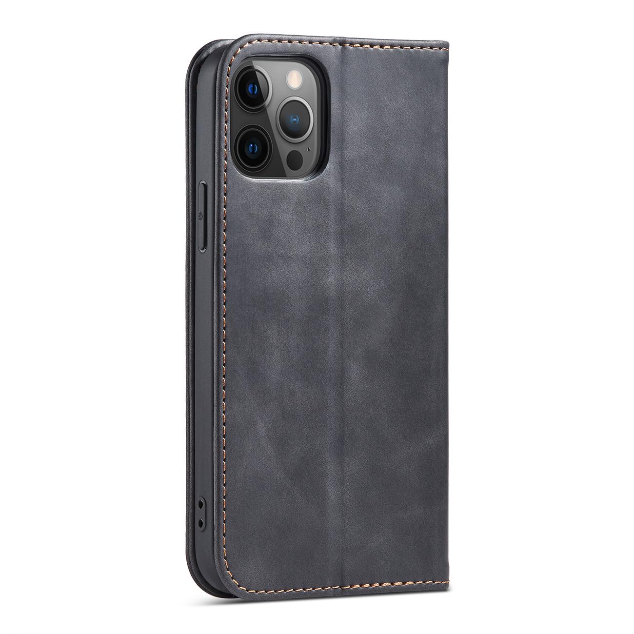 Pokrowiec Wallet Magnet czarny Apple iPhone 12 Pro / 5 Pokrowiec Wallet Magnet czarny Apple iPhone 12 Pro / 5