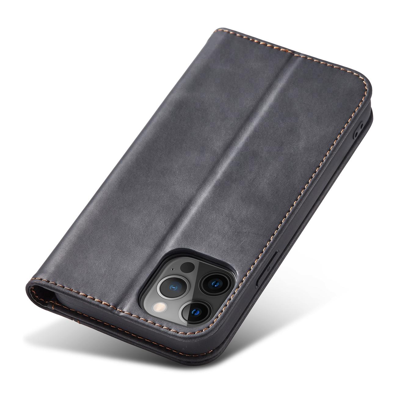 Pokrowiec Wallet Magnet czarny Apple iPhone 12 Pro Max / 5