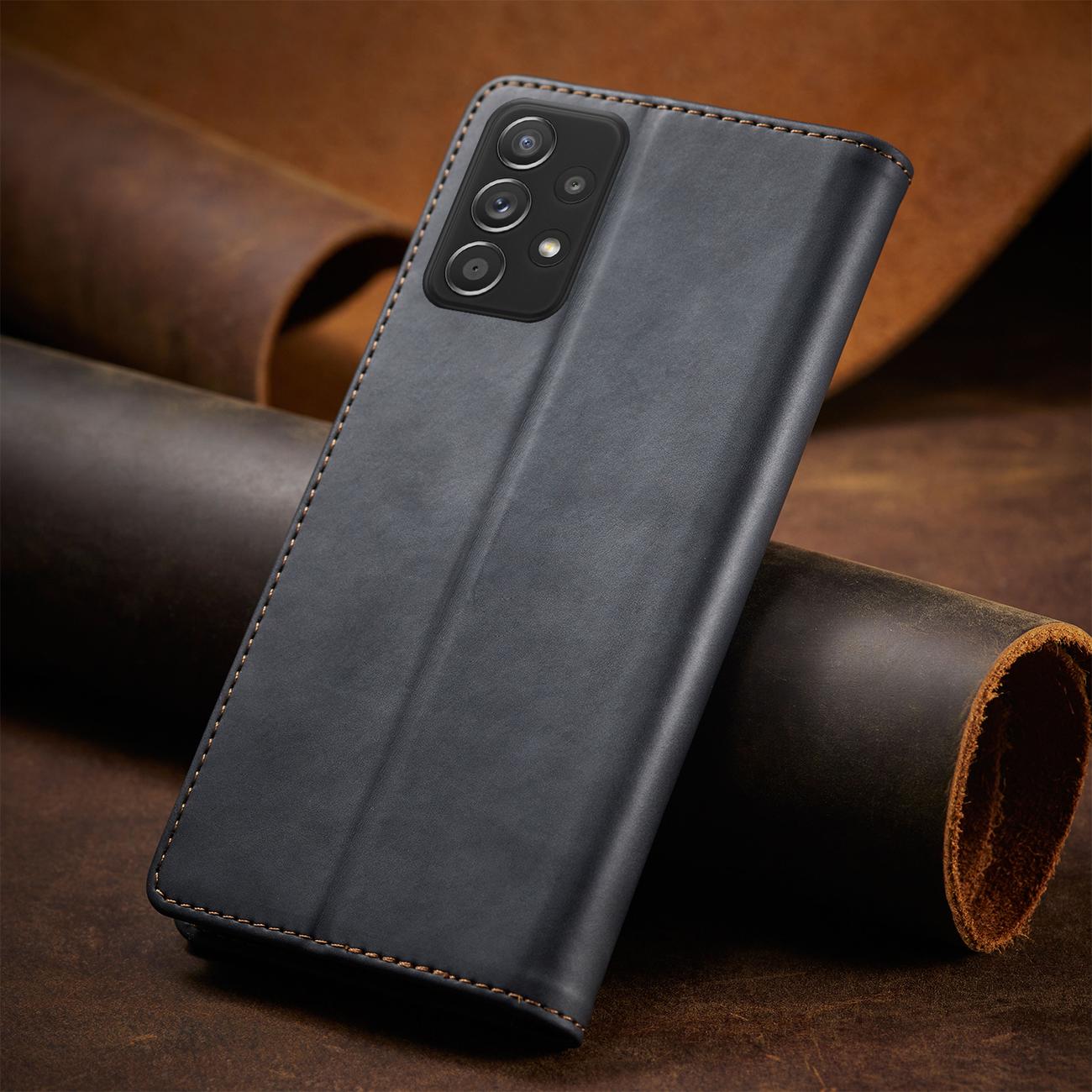 Pokrowiec Wallet Magnet czarny Samsung A52 5G / 9