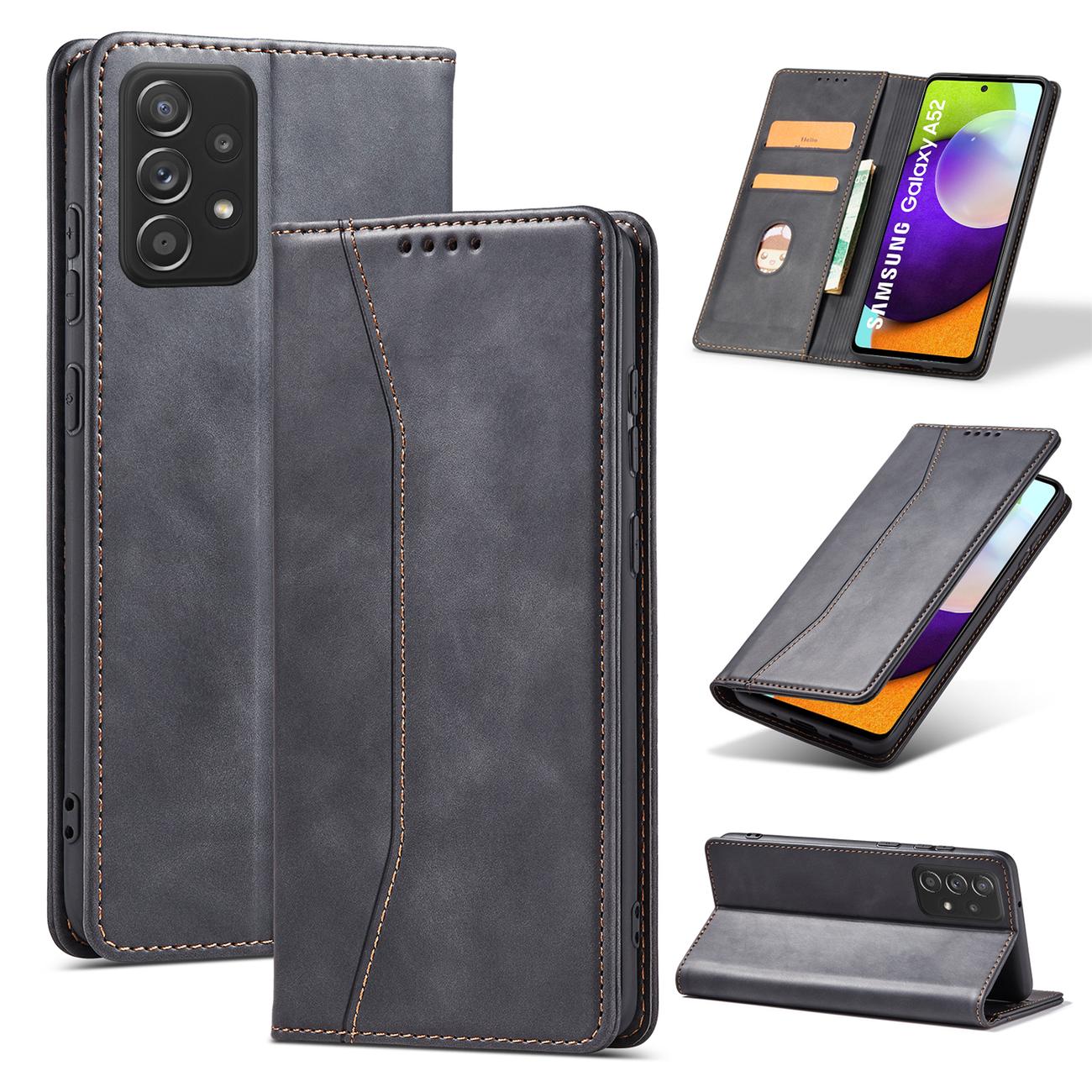 Pokrowiec Wallet Magnet czarny Samsung A52 / 11