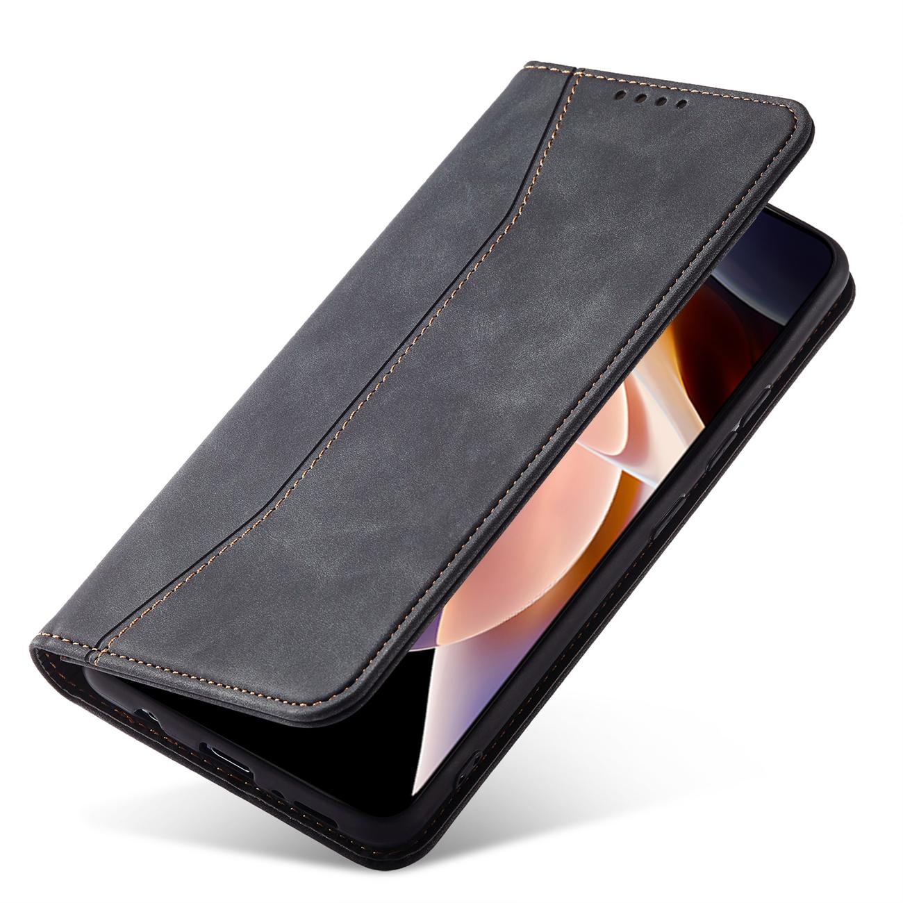 Pokrowiec Wallet Magnet czarny Xiaomi Redmi Note 11 / 3